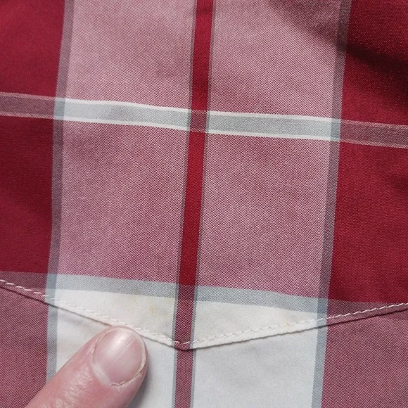 Patagonia Button Up Shirt Men's XL Red Plaid Breathable Short Sleeve, Causal - Picture 8 of 8